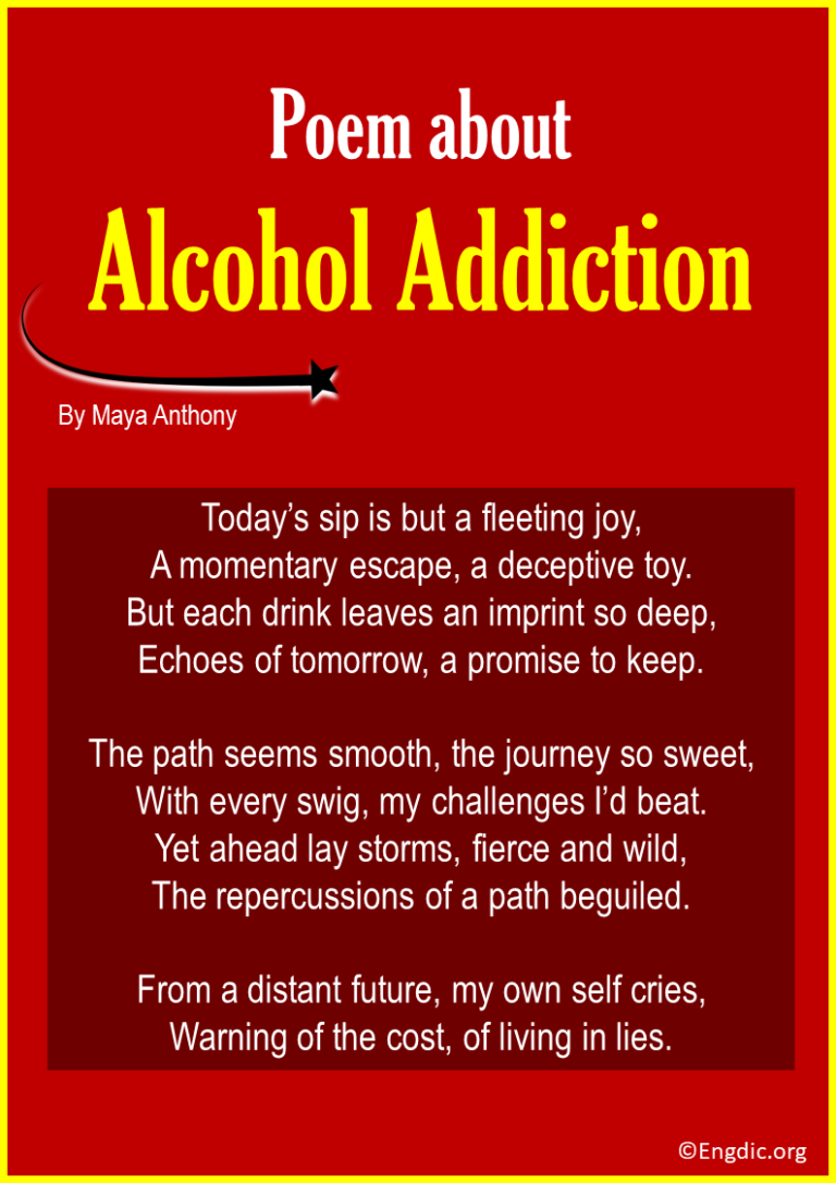 Best Poems About Alcohol Addiction Engdic