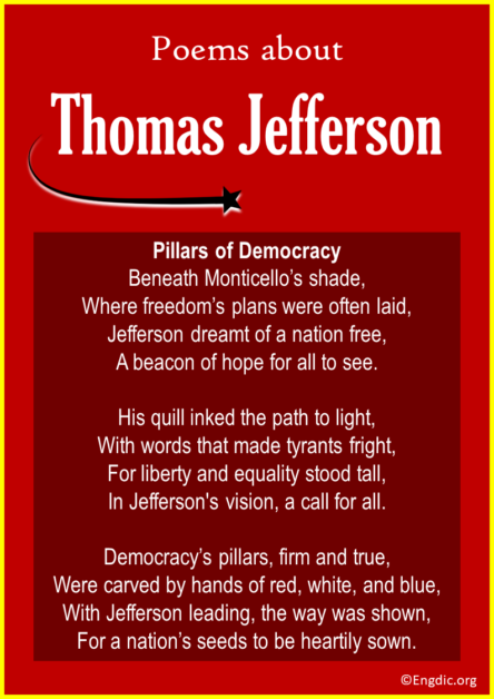 Best Poems About Thomas Jefferson Engdic