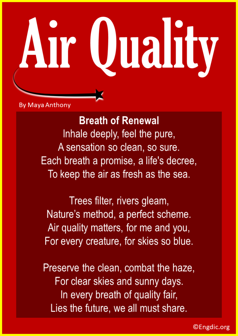 Sweet And Refreshing Poems About Air Engdic