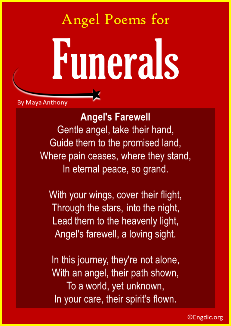 10 Best Angel Poems For Funerals EngDic