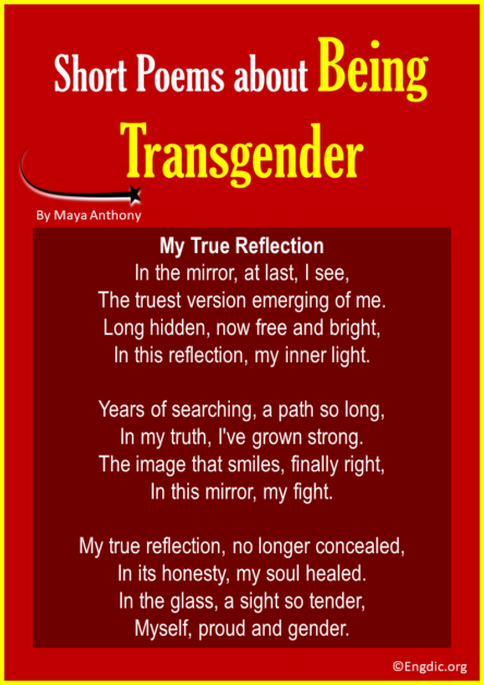 10 Best Short Poems About Being Transgender EngDic