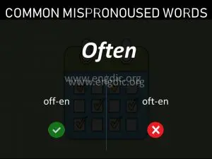 commonly mispronounced words, mispronunciations pdf 