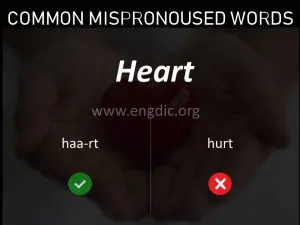 commonly mispronounced words, mispronunciations pdf 