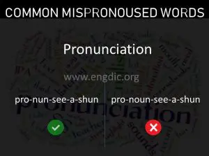 commonly mispronounced words, mispronunciations pdf 34