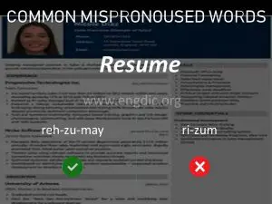 commonly mispronounced words, mispronunciations pdf 40