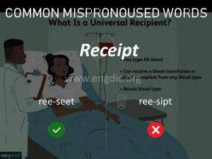 commonly mispronounced words, mispronunciations pdf 42