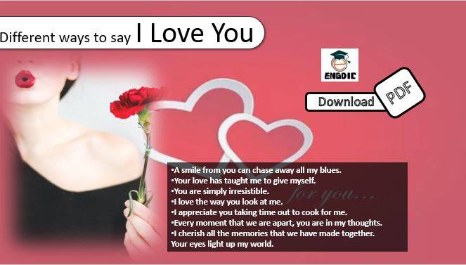 99+ Most Unique Ways to Say I LOVE YOU - Romantic and Beautiful