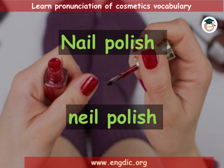 Makeup vocabulary with Images Pronunciation and Uses - Engdic