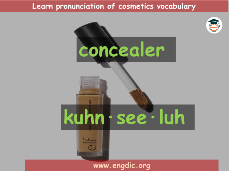 Makeup vocabulary with Images Pronunciation and Uses Engdic