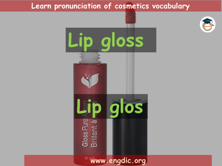 Makeup vocabulary with Images Pronunciation and Uses Engdic