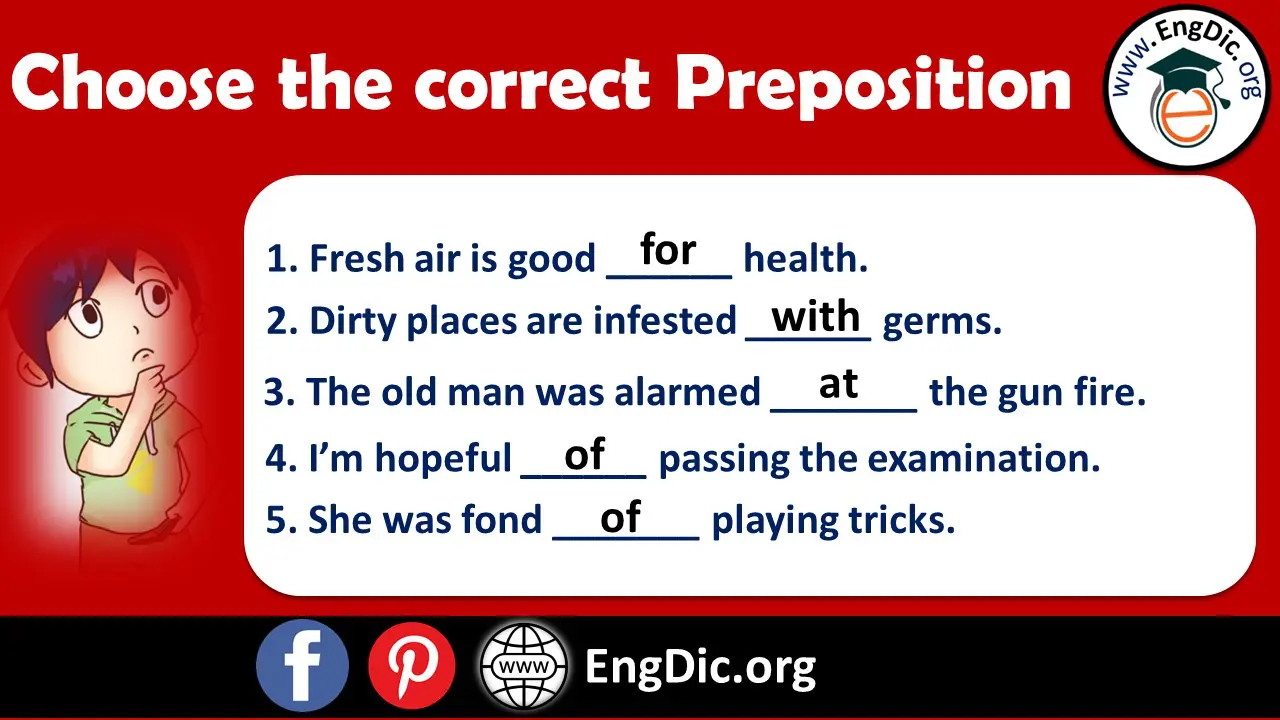 English Grammar MCQs | Correct Use of Prepositions