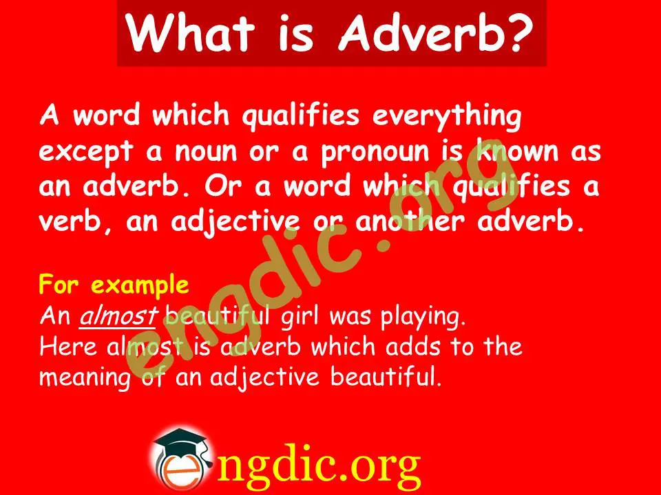 Types of adverbs