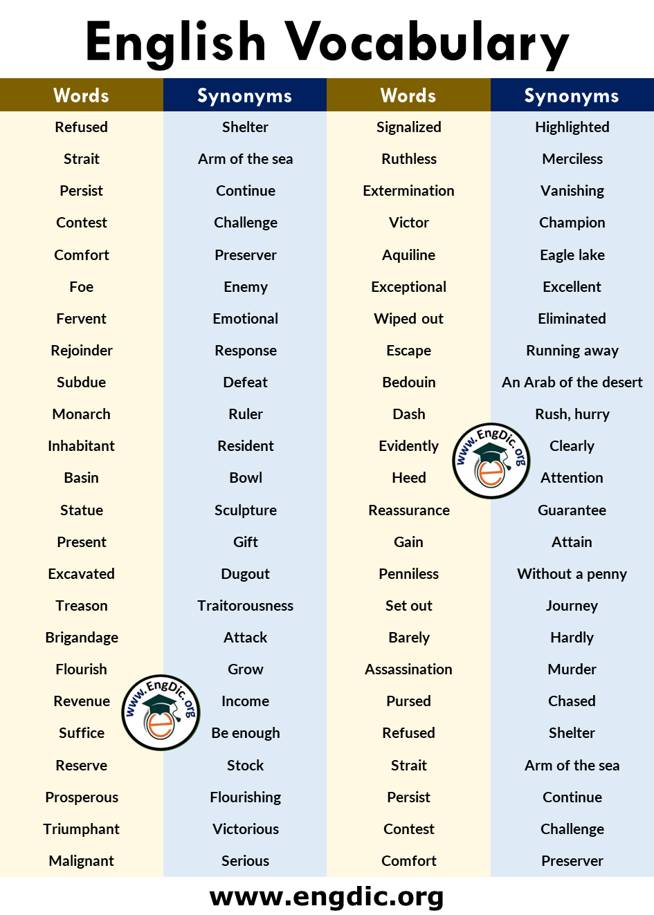 presentation vocabulary in english