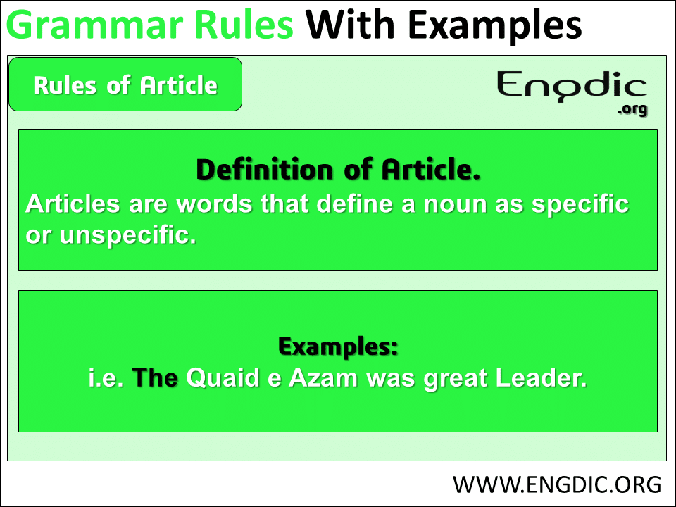 English Grammar Rules Of Article Common Mistakes Related Articles