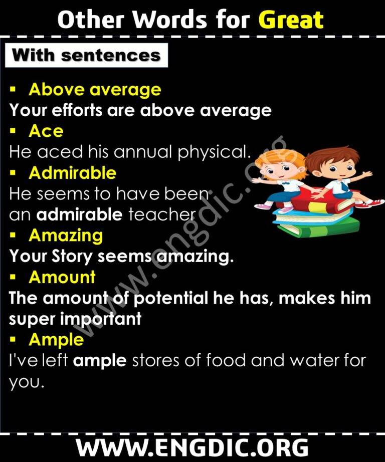 Another Word For Great 200+ Useful Synonyms for Great EngDic
