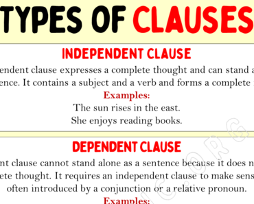 Clause and its Types