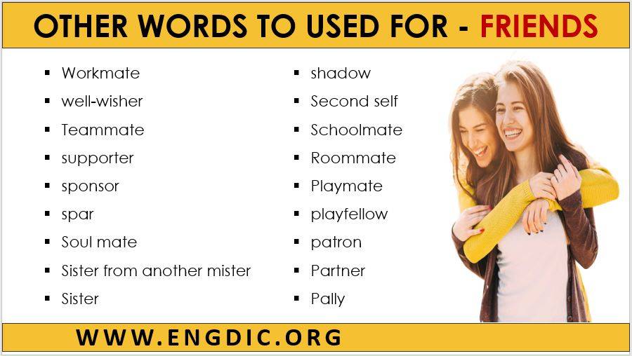 Friend Synonysms In English Download Complete Pdf