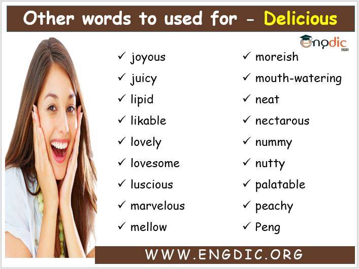 other words for delicious