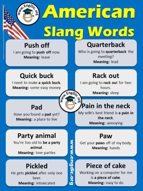 Top 100 American Slang Words In 2023 Engdic