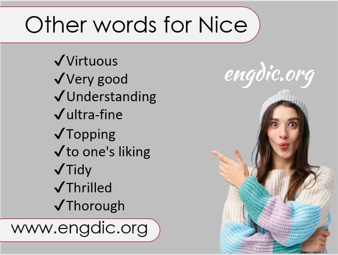 other words for nice
