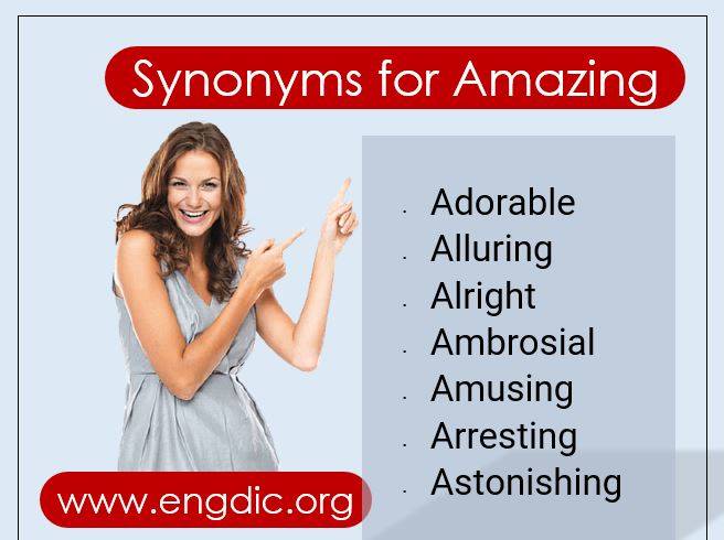 amazing synonyms list