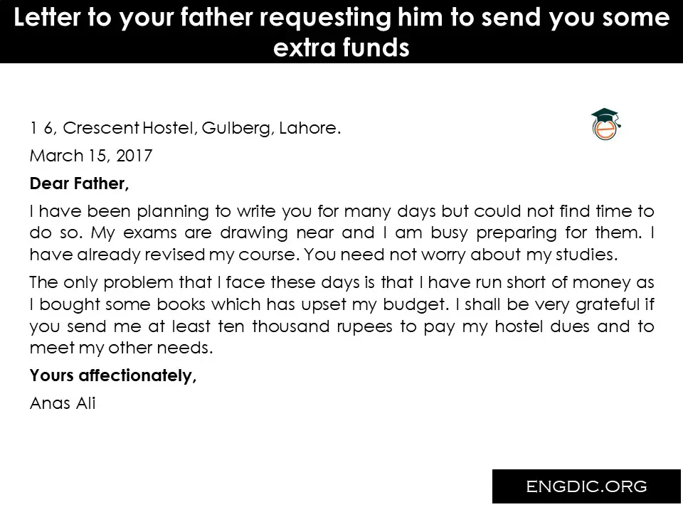 Formal letters in english