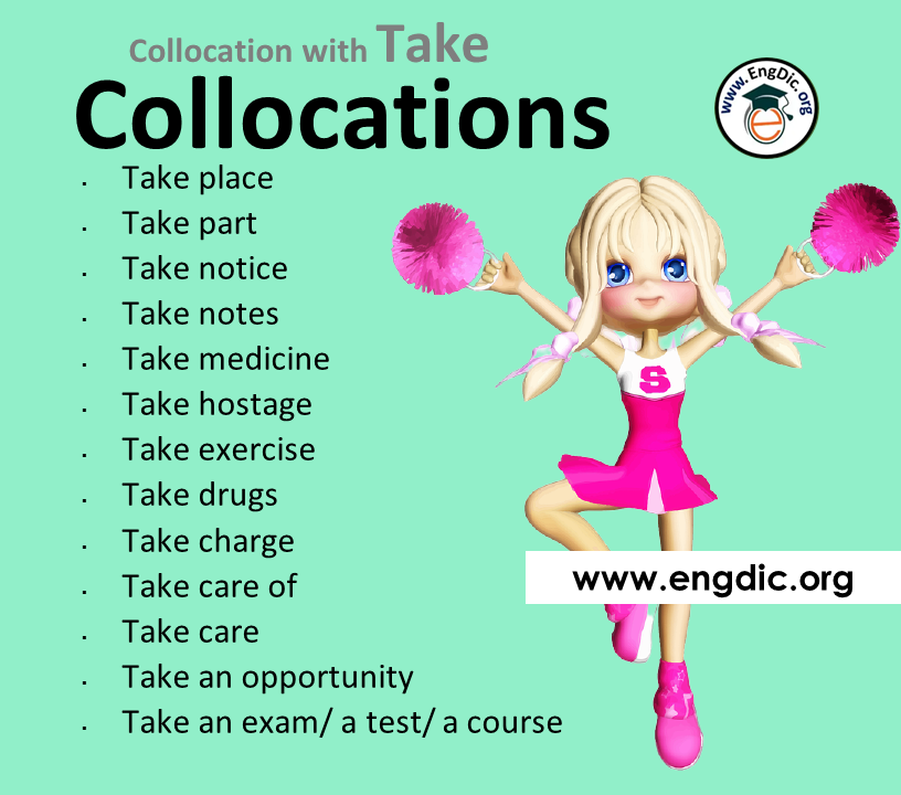 collocations with take
