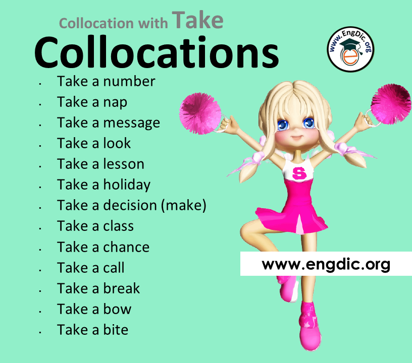 collocations with take