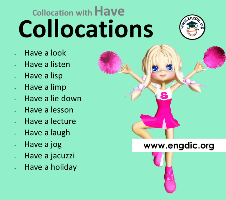 Make up collocations