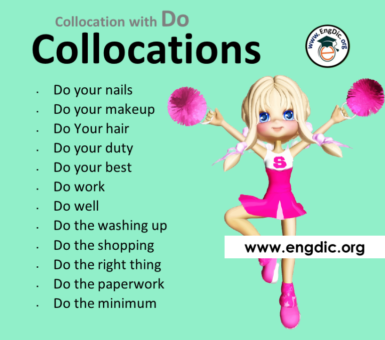 2000+ List of Collocations [Complete List] - Download PDF - EngDic