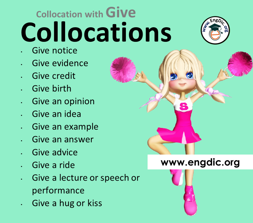 collocations with give