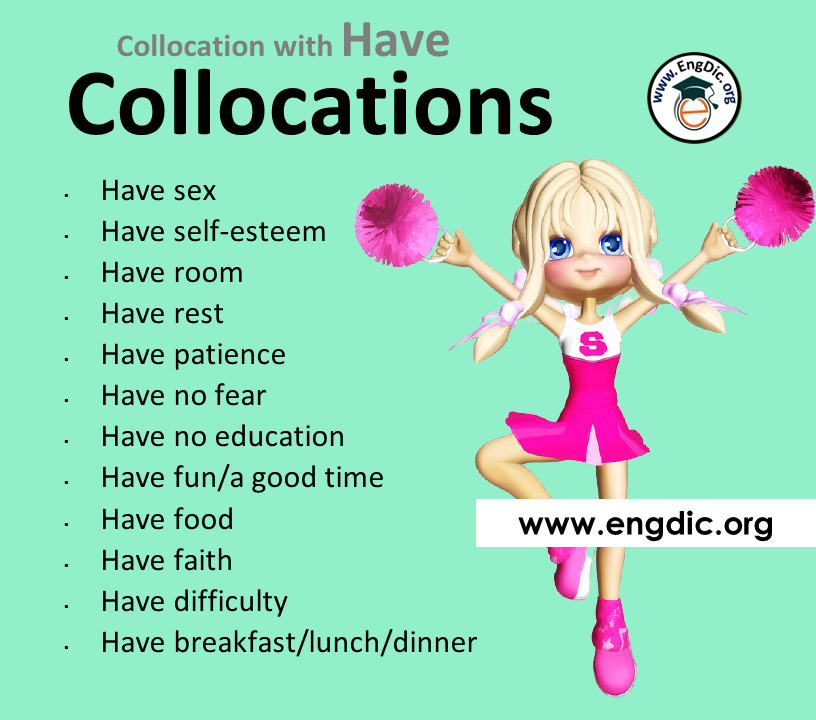 collocations with have