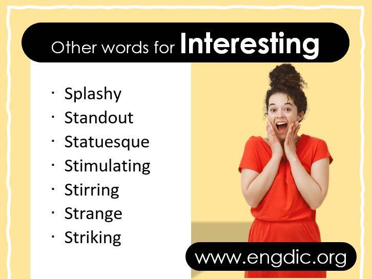 Other Words for Interesting in English - Interesting Synonym List PDF