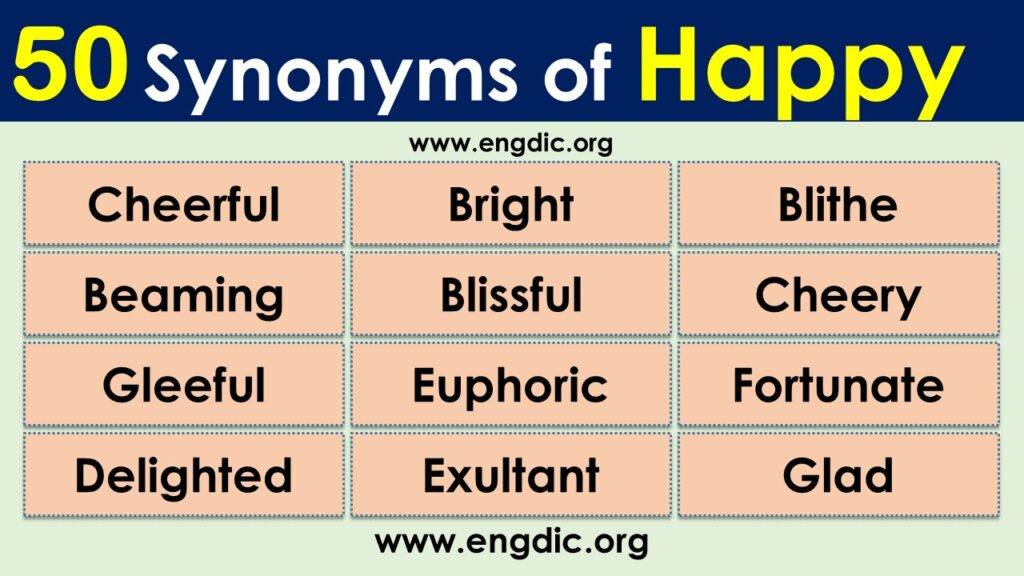 Crazy Happy Synonyms