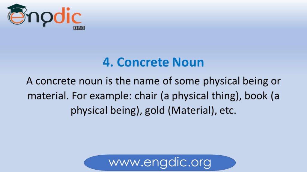 type of noun with examples