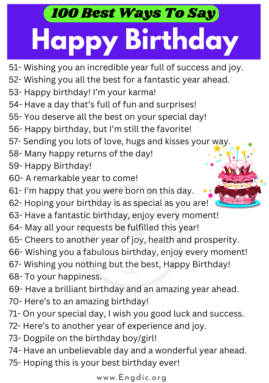 Ways to Say Happy Birthday 3