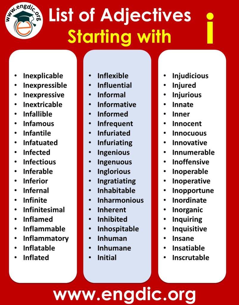negative adjectives that start with j