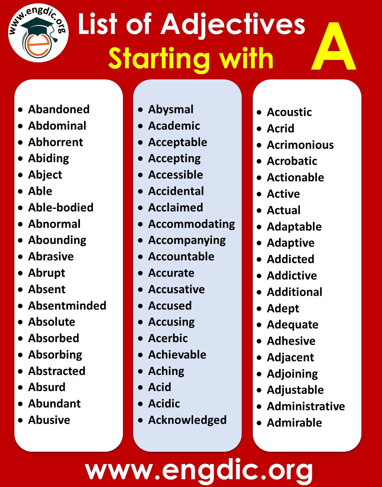 describing-adjectives