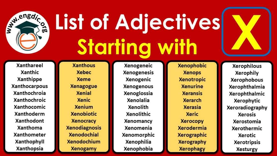 positive-adjectives-starting-with-x-archives-engdic