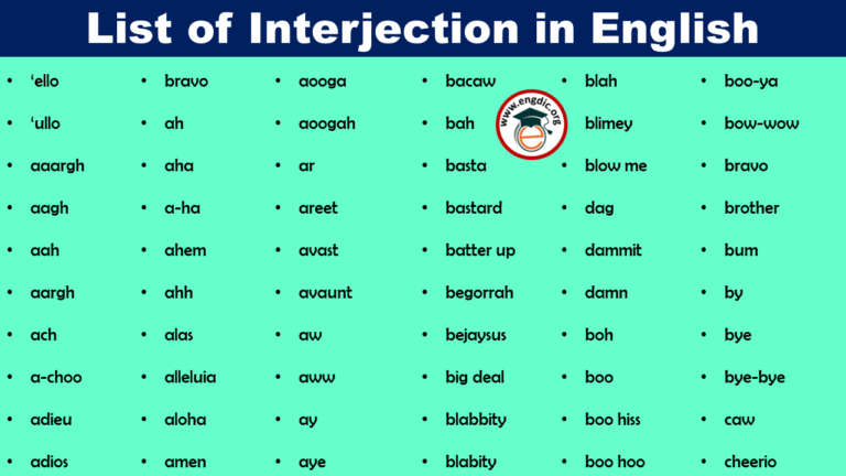 a-list-of-interjection-in-english-infographics-and-pdf-engdic
