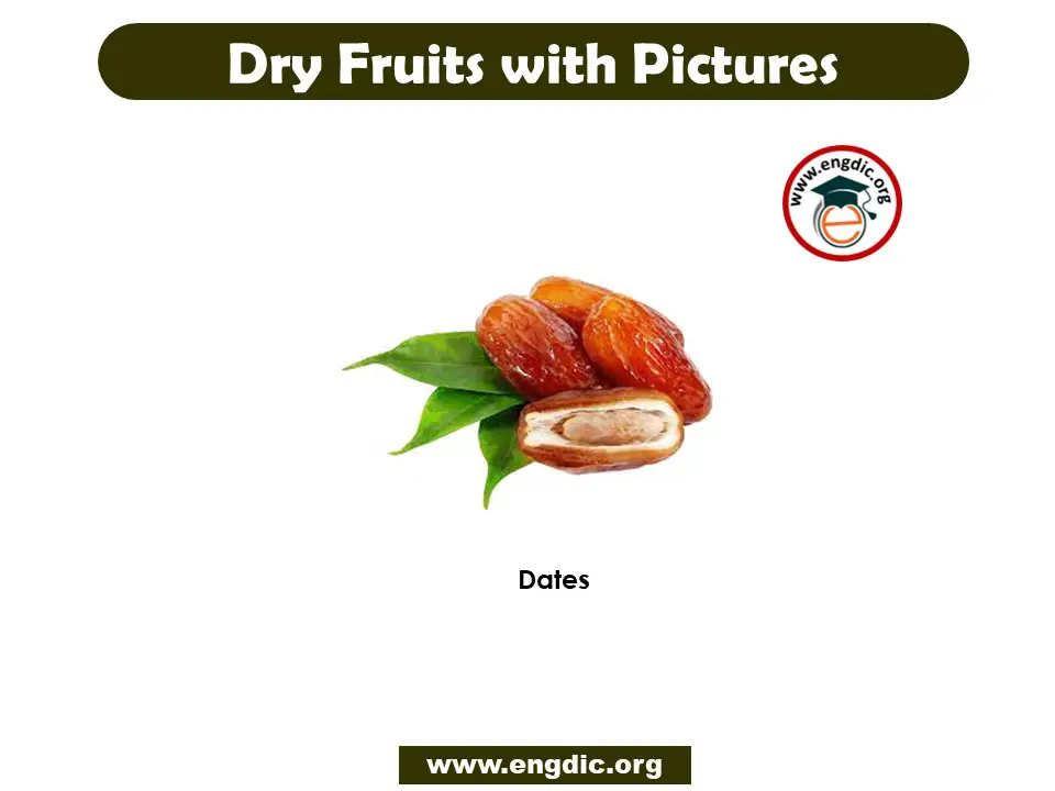 dry fruits names pdf