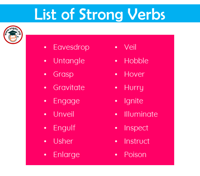 strong-verbs-list