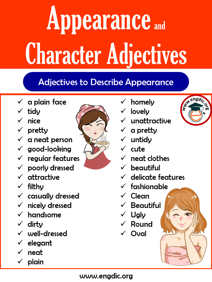 list of adjectives for personality