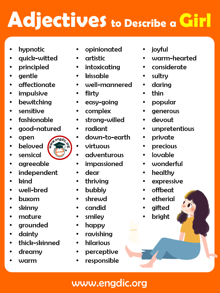 adjectives-to-describe-a-girl-with-pdf-and-infographics-engdic