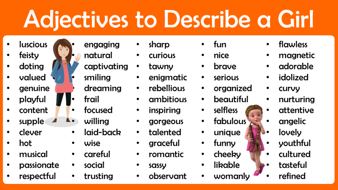 what do adjectives describe