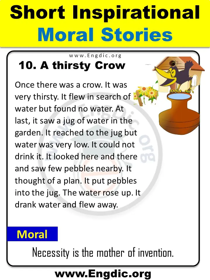 Very Short Moral Stories Store Cityofclovis