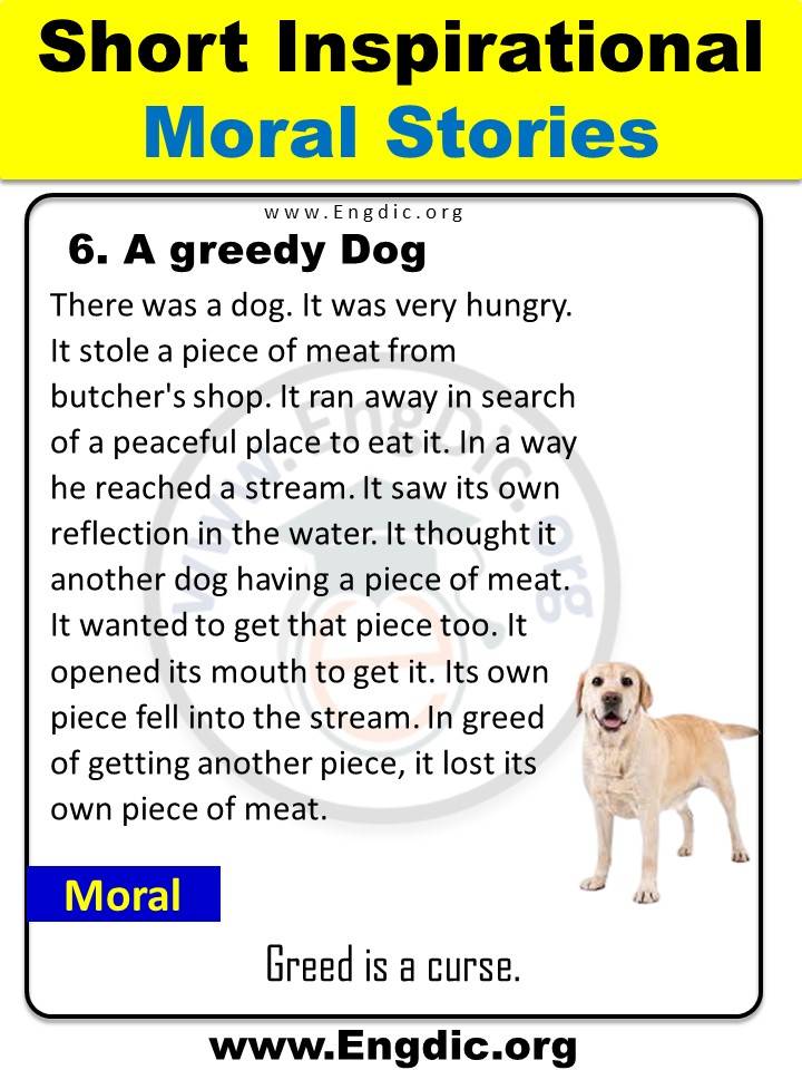 a greedy dog story