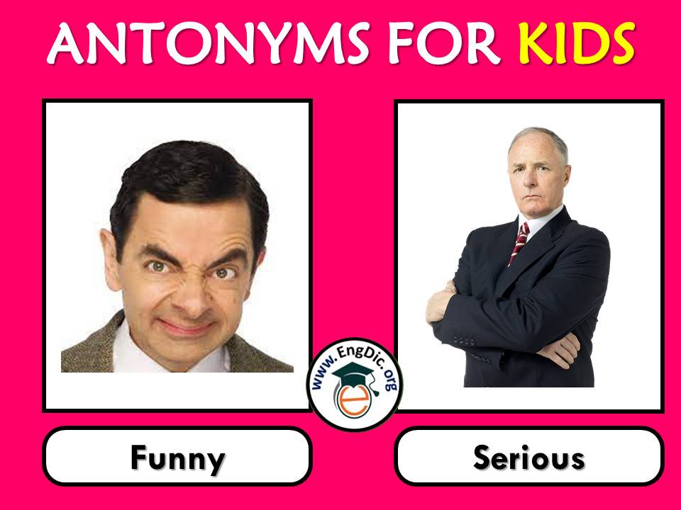 list of antonyms for kids