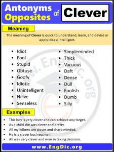 antonyms of Clever pdf – EngDic