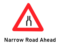 narrow road ahead